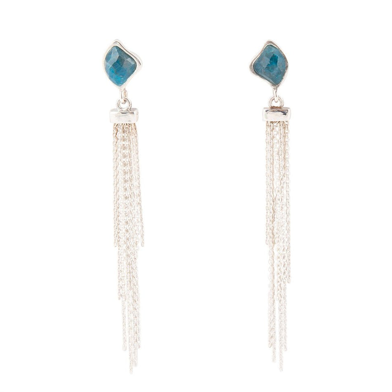 Fringed Apatite Earrings - Barse Jewelry