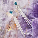 Fringed Apatite Earrings - Barse Jewelry