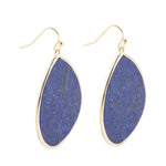 Lapis Slab Drop Earrings - Barse Jewelry