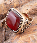 Madiera Carnelian Statement Ring - Barse Jewelry