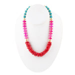 Mija Red Coral Chunky Necklace - Barse Jewelry