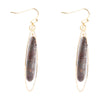 Onyx Matrix Teardrop Statement Earring - Barse Jewelry