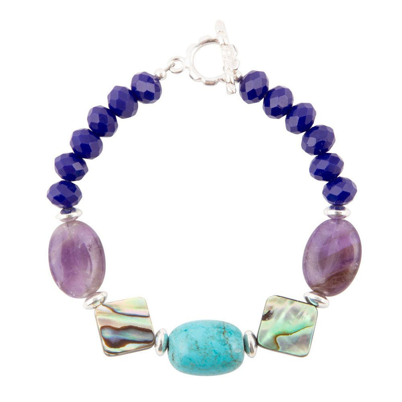 Peacock Multi-Stone Bracelet - Barse Jewelry