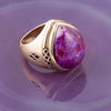 Purple Turquoise Teardrop Ring - Barse Jewelry