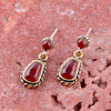 Roped Carnelian Earrings - Barse Jewelry