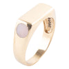 Signet Pink Opal and Bronze In The Hole Ring - Barse Jewelry