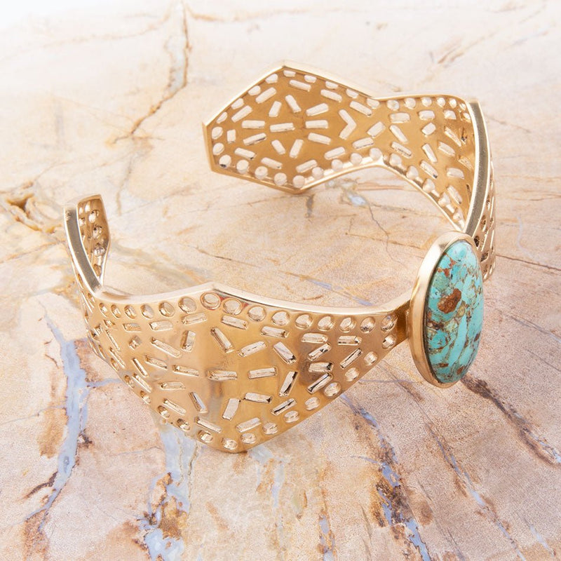 Skyler Turquoise Cuff Bracelet - Barse Jewelry