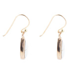 Smooth Teardrop White Jasper Earring - Barse Jewelry