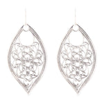 Sterling Lace Drop Earrings - Barse Jewelry