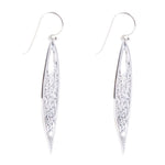 Sterling Lace Drop Earrings - Barse Jewelry