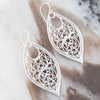 Sterling Lace Drop Earrings - Barse Jewelry