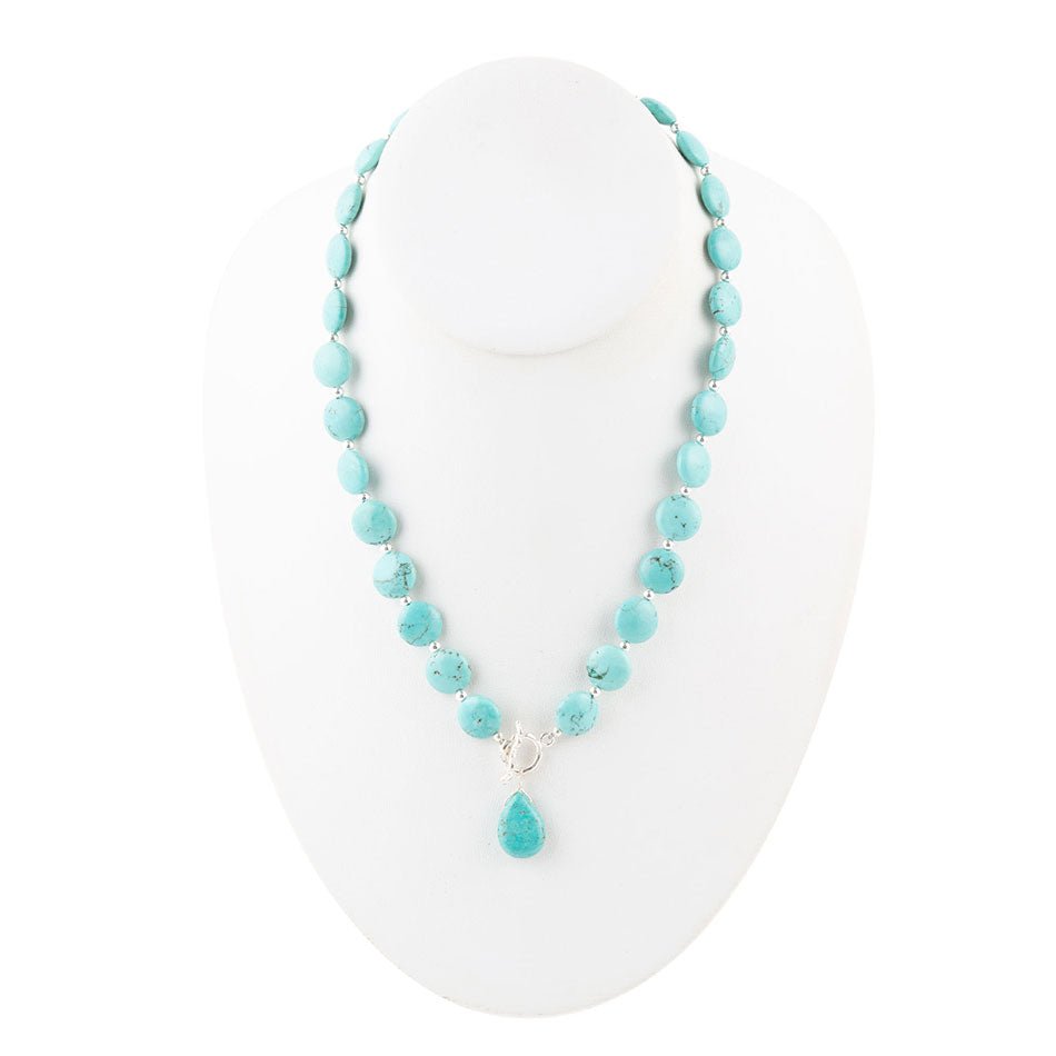 Sunday Best Turquoise Toggle Necklace – Barse Jewelry