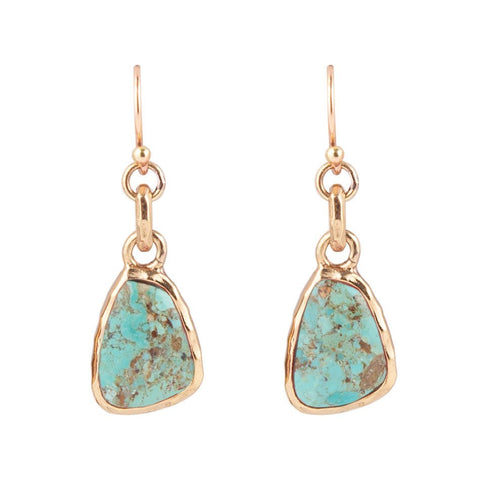 Online BARSE Turquoise and Coral Southwestern Drop Drop Earrings