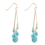 Turquoise Magnesite Chandelier Earrings - Barse Jewelry