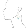 Turquoise Magnesite Chandelier Earrings - Barse Jewelry