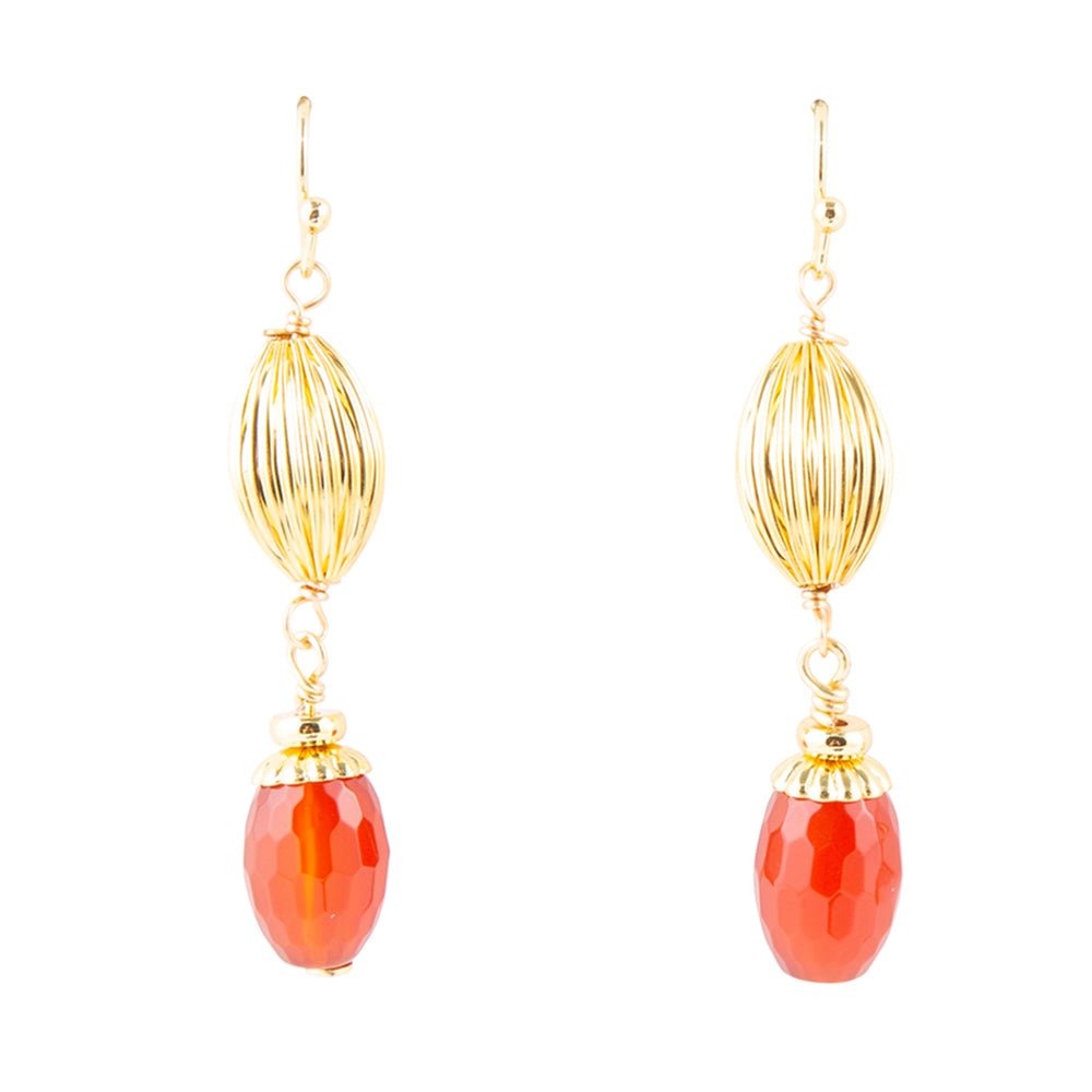 Victoria Carnelian Drop Earrings – Barse Jewelry